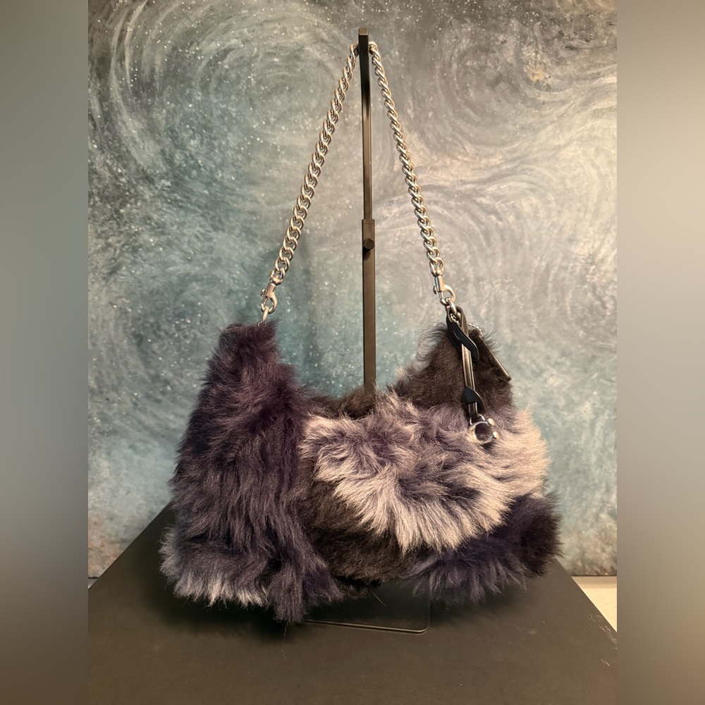 Coach Juliet 25 - Shearling Dark Multi with silver hardware